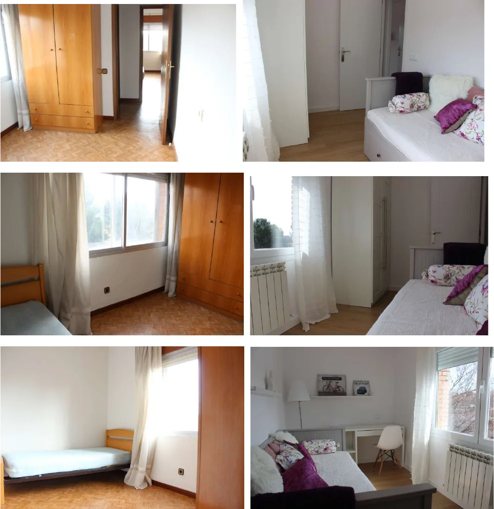 Vivienda reformada en Madrid — antes y después