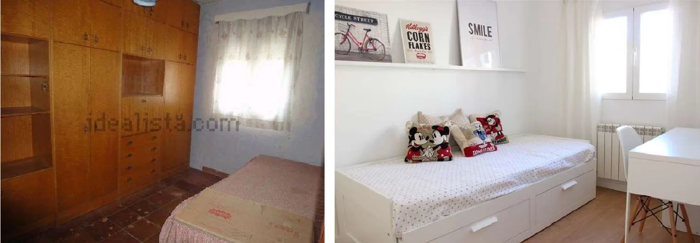 Baño renovado en Madrid — antes y después